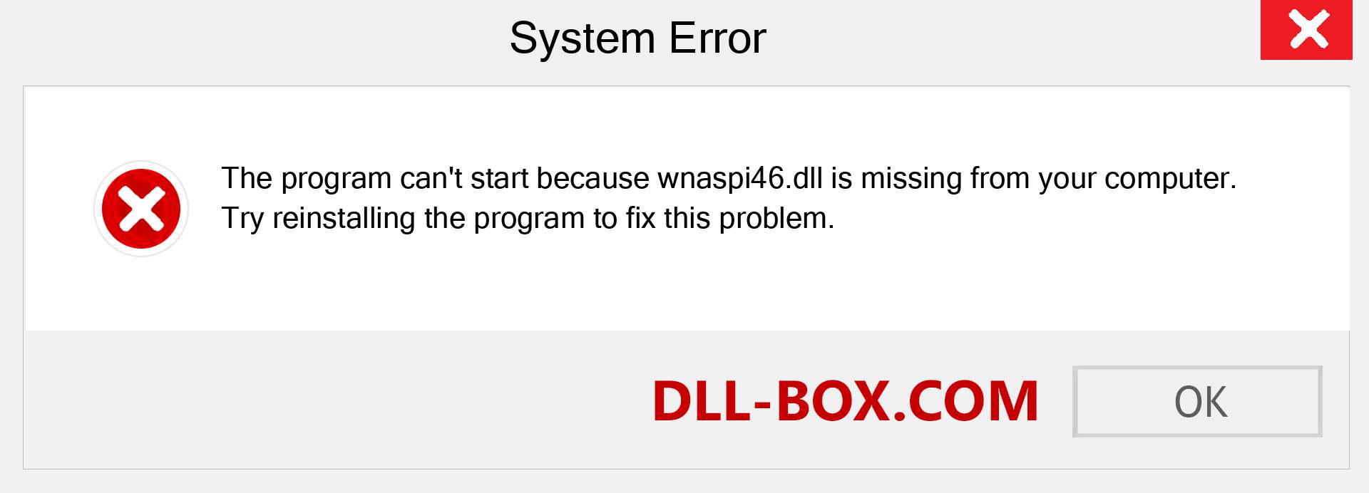  wnaspi46.dll file is missing?. Download for Windows 7, 8, 10 - Fix  wnaspi46 dll Missing Error on Windows, photos, images